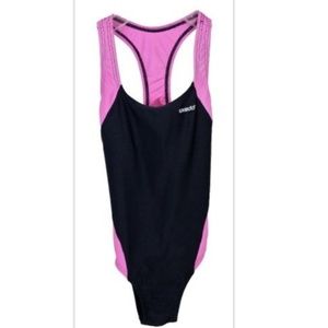 Speedo One-Piece Racerback Swimsuit Girl's Size 10